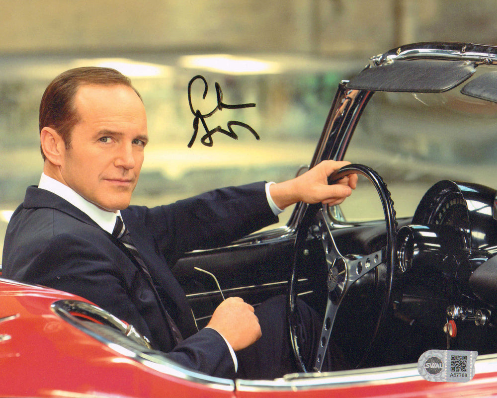 Clark Gregg as Agent Phil Coulson with LOLA in Agents of S.H.I.E.L.D. (SWAU) Signed 8x10 Photo