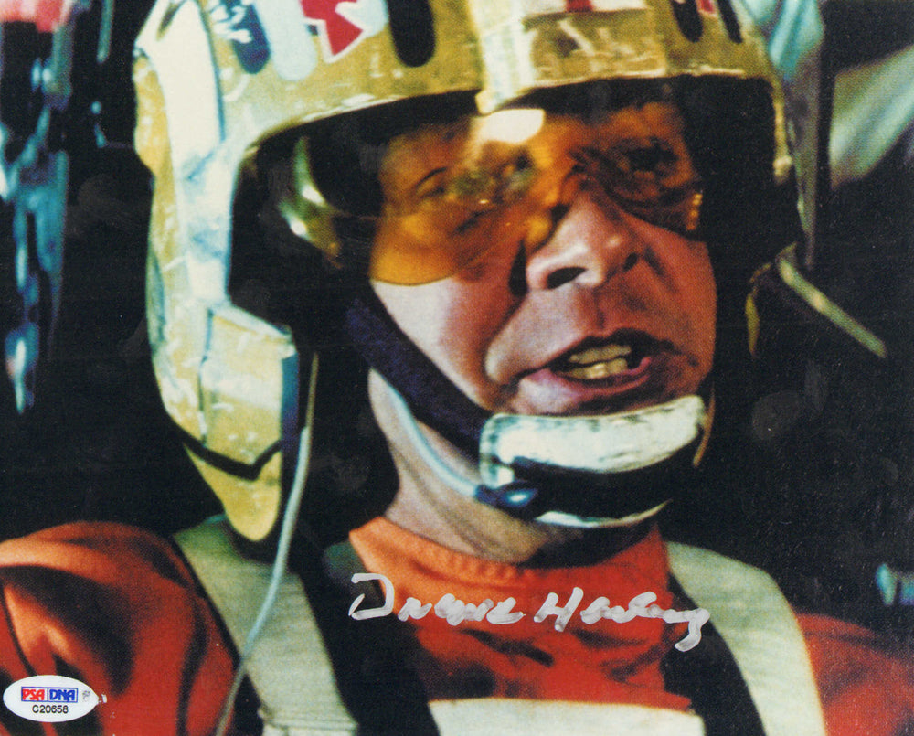 Drewe Henley as Red X-Wing Squadron Leader Garven Dreis in Star Wars: A New Hope Signed 8x10 Photo