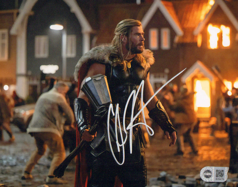 Chris Hemsworth as Thor in Thor: Love and Thunder (SWAU) Signed 8x10 Photo