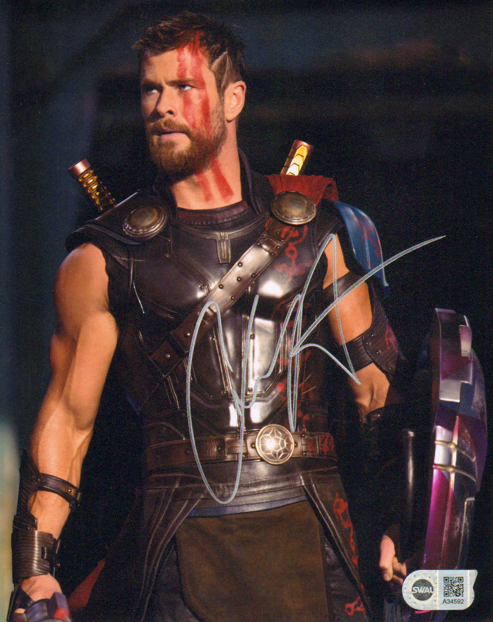 Chris Hemsworth as Thor in Thor: Ragnarok (SWAU) Signed 8x10 Photo