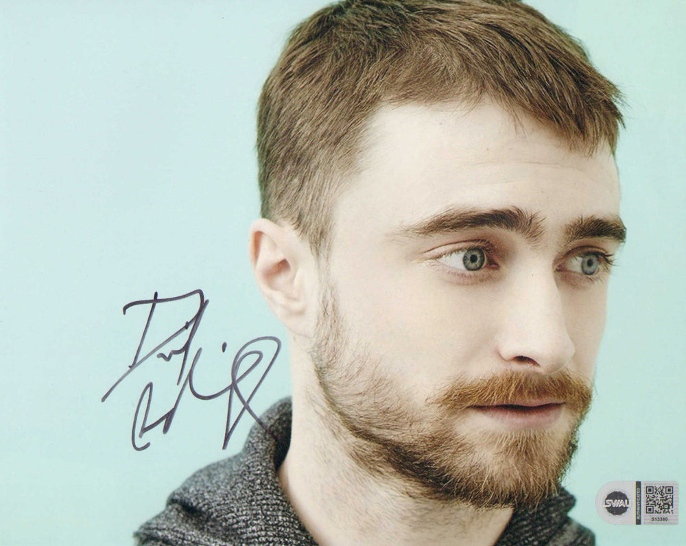 Daniel Radcliffe from Harry Potter, Swiss Army Man, Horns, and Guns Akimbo (SWAU) Signed 8x10 Photo