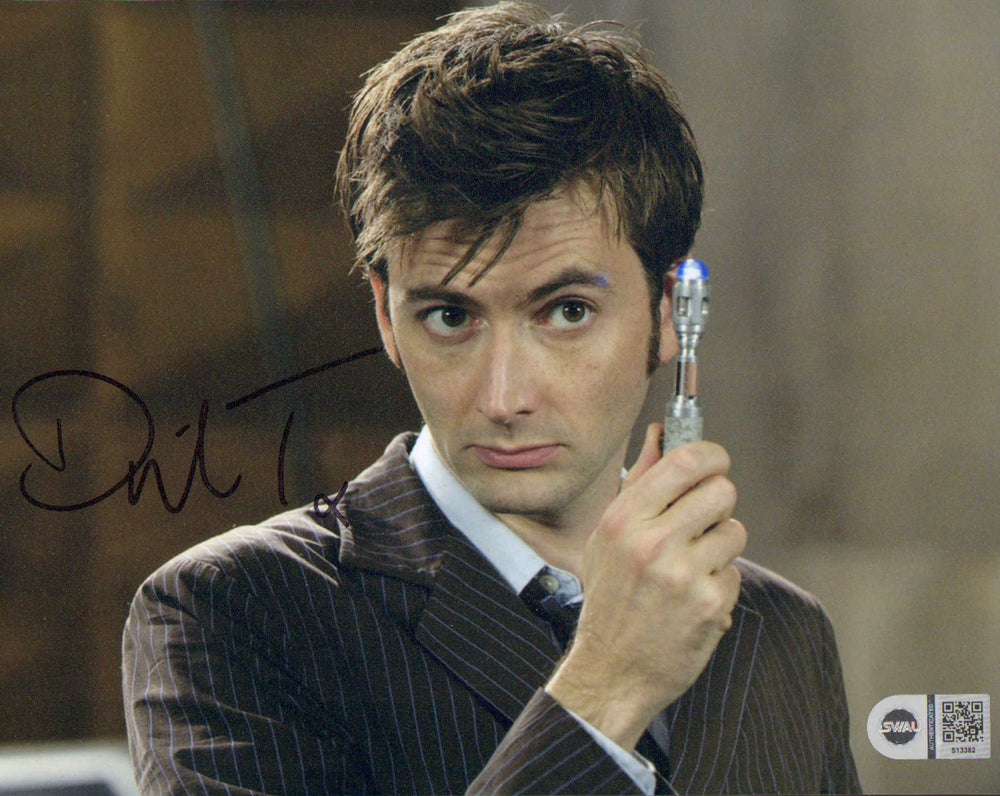 David Tennant as the Tenth Doctor in Doctor Who (SWAU) Signed 8x10 Photo