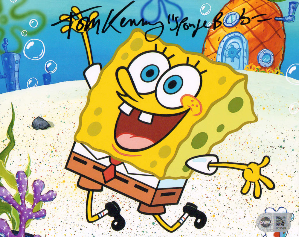 Tom Kenny as SpongeBob SquarePants in SpongeBob SquarePants (SWAU) Signed 8x10 Photo