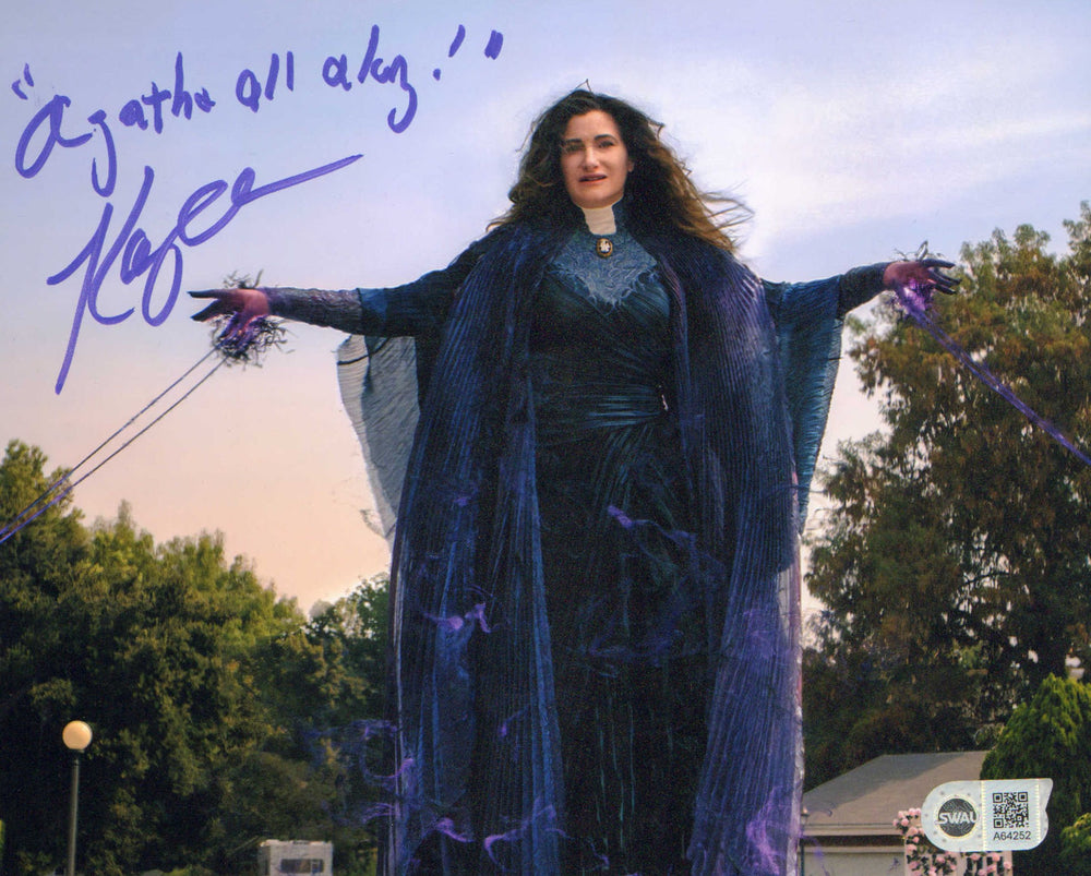 Kathryn Hahn as  Agatha Harkness in WandaVision (SWAU) Signed 8x10 Photo with 
