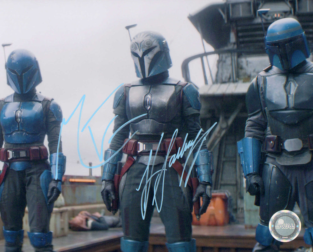 Katee Sackhoff as Bo-Katan and Mercedes Varnado as Koska Reeves in Star Wars: The Mandalorian (SWAU) Signed 8x10 Photo