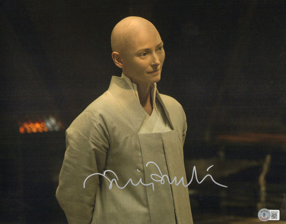 Tilda Swinton as The Ancient One in Doctor Strange (Beckett) Signed 11x14 Photo