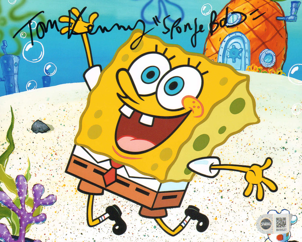 Tom Kenny as SpongeBob SquarePants in SpongeBob SquarePants (SWAU) Signed 8x10 Photo