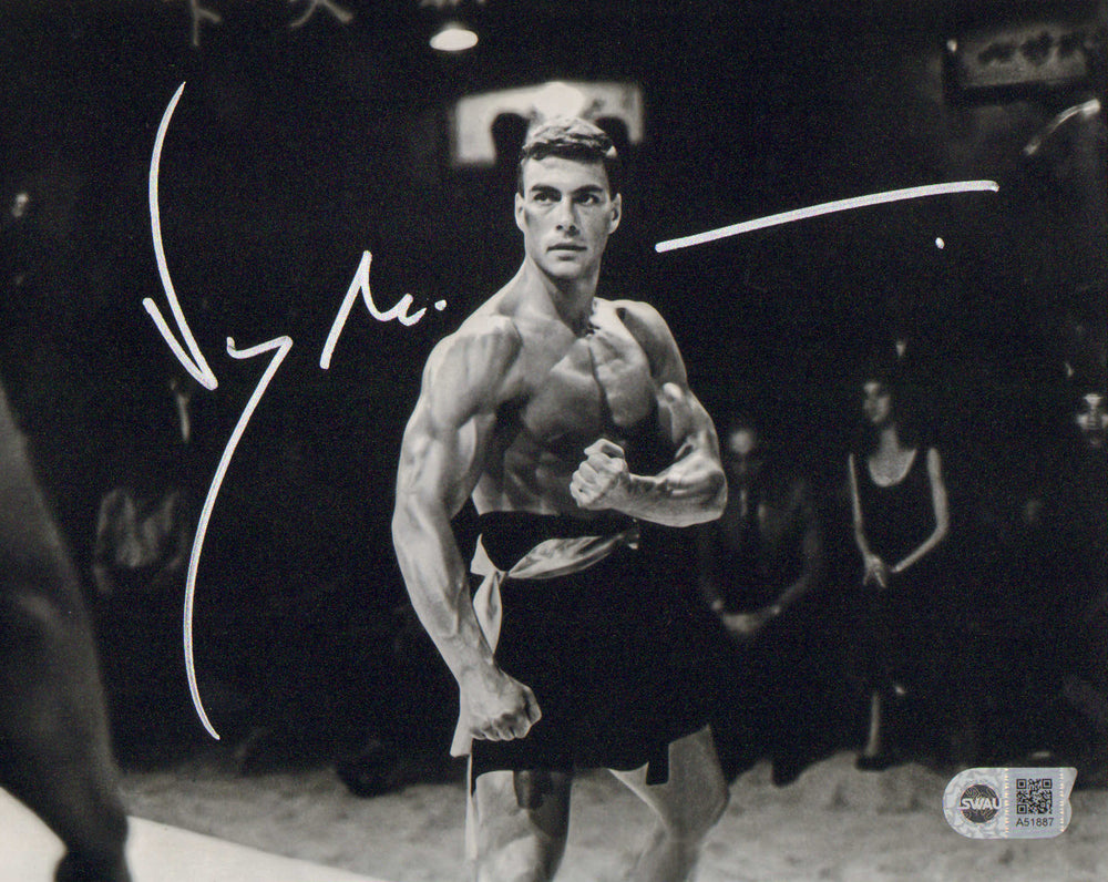 Jean Claude Van Damme as Frank Dux in Bloodsport (SWAU) Signed 8x10 Photo
