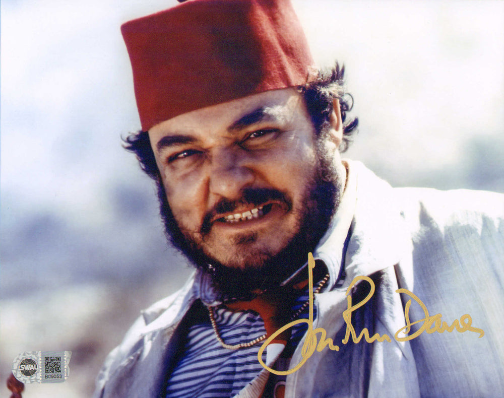 John Rhys-Davies as Sallah in Indiana Jones and The Last Crusade (SWAU) Signed 8x10 Photo