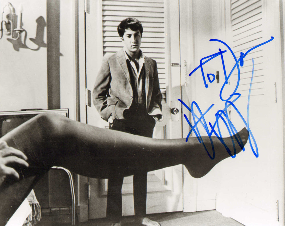 Dustin Hoffman as Ben Braddock in The Graduate Signed 8x10 Photo