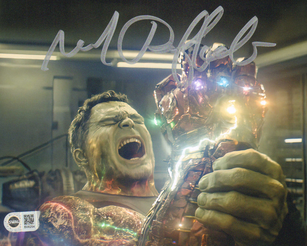 Mark Ruffalo as the Hulk in Avengers: Endgame (SWAU) Signed 8x10 Photo