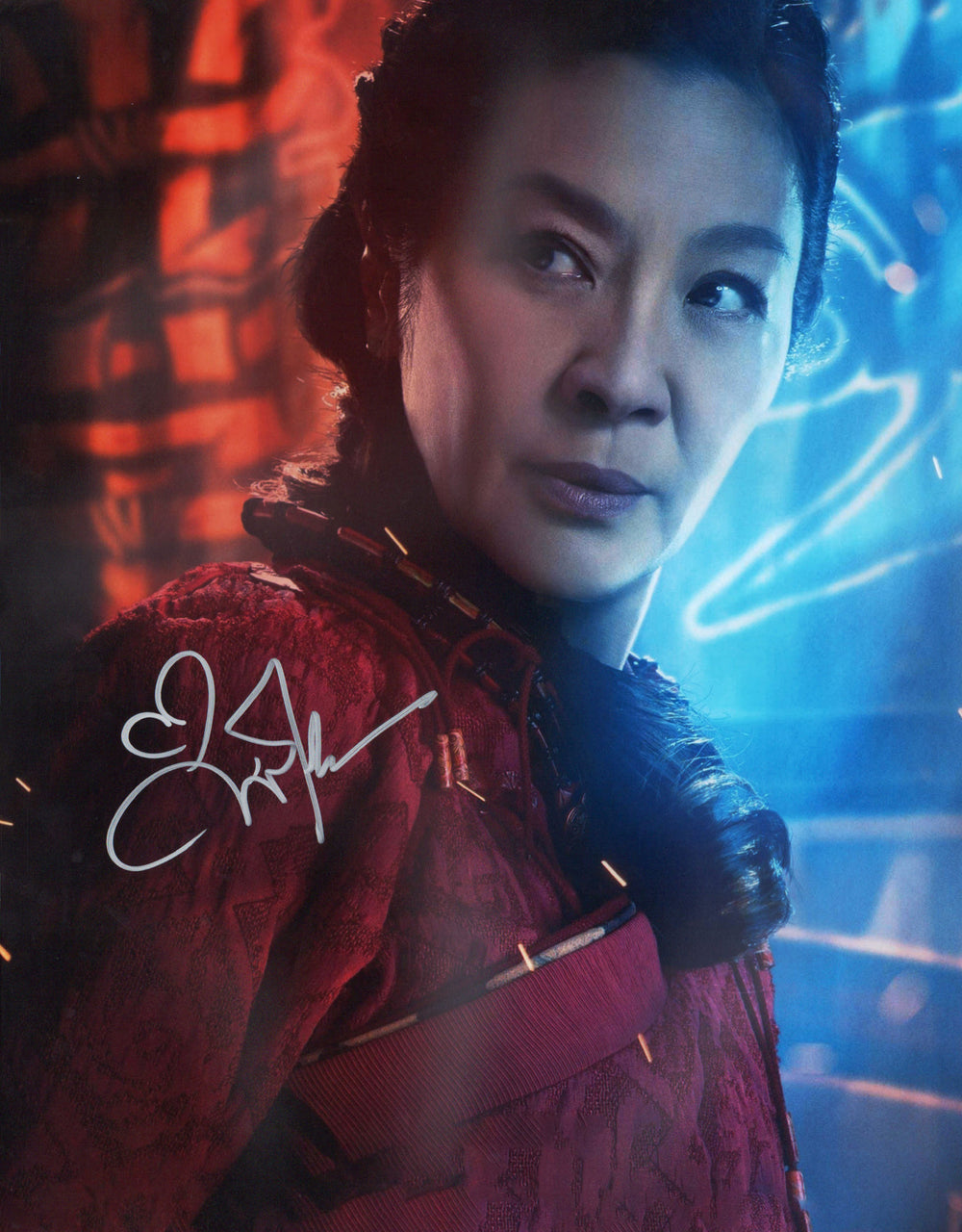 Michelle Yeoh as Ying Nan in Shang-Chi and the Legend of the Ten Rings Signed 16x20 Photo