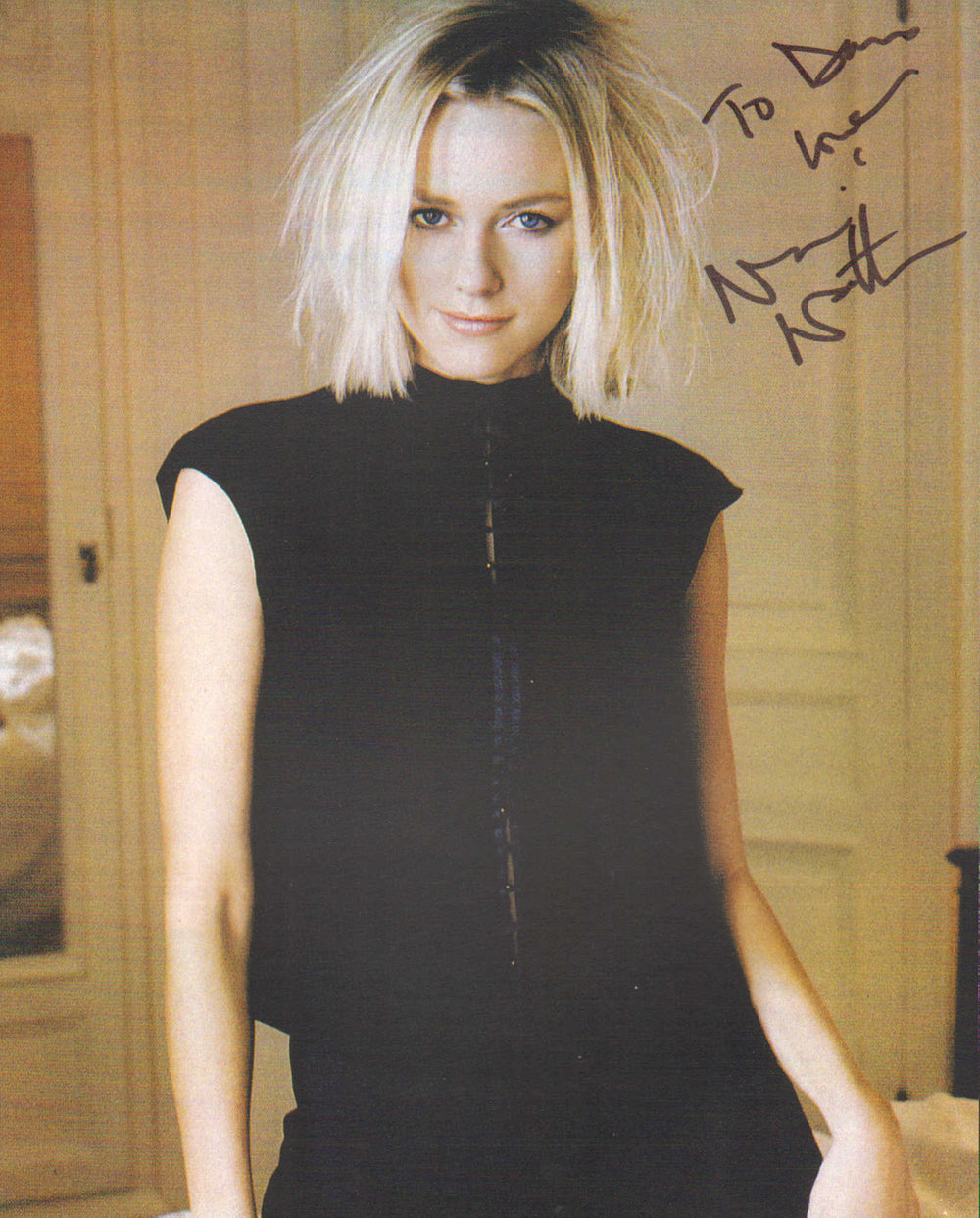 Naomi Watts from Mulholland Drive, The Ring, & King Kong Signed 8x10 Photo
