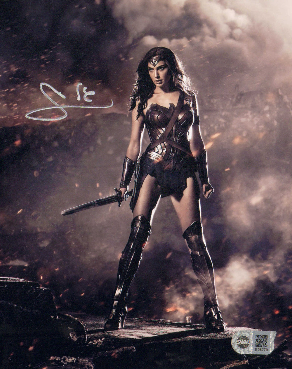 Gal Gadot as Wonder Woman in Batman v Superman: Dawn of Justice (SWAU) Signed 8x10 Photo