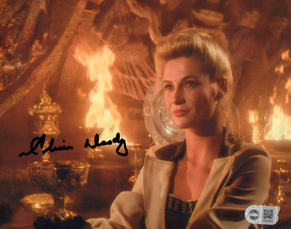 Alison Doody as Elsa Schneider Choosing the Grail in Indiana Jones and the Last Crusade (SWAU) Signed 8x10 Photo