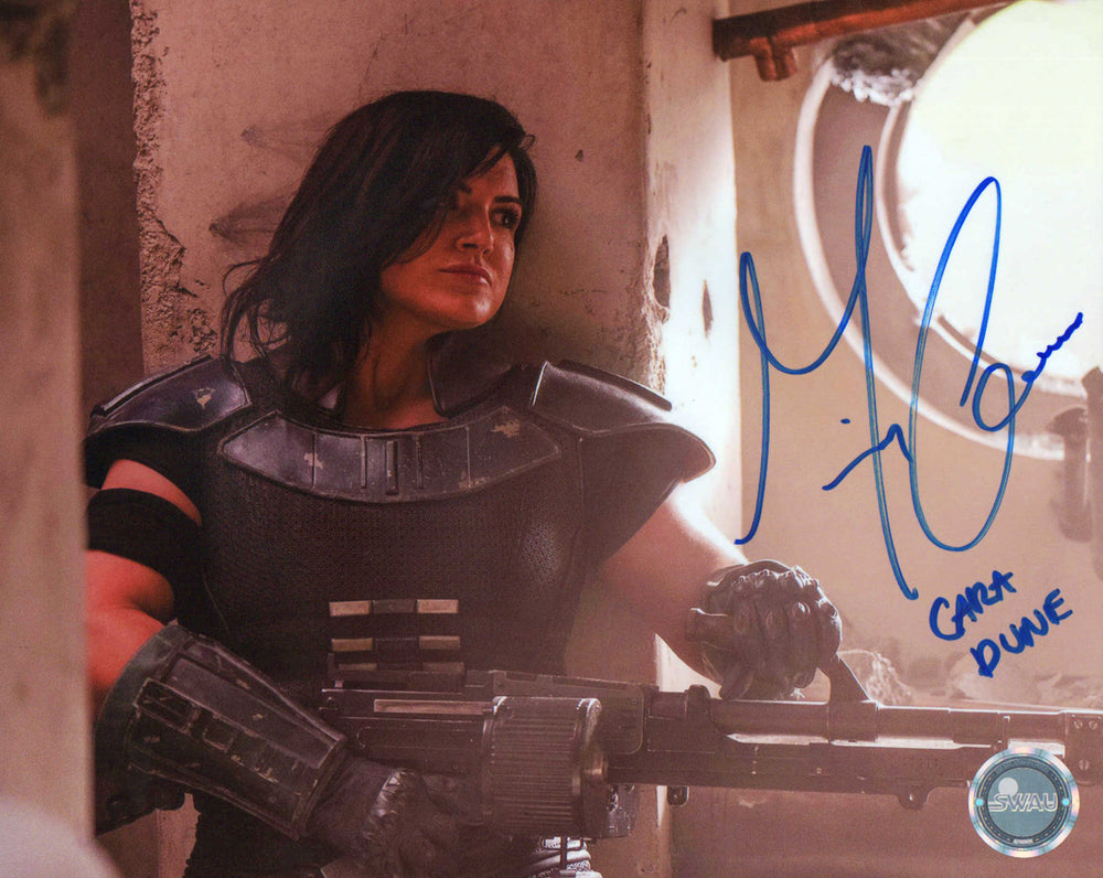 Gina Carano The Mandalorian 8x10 signed photo SWAU 2024 COA