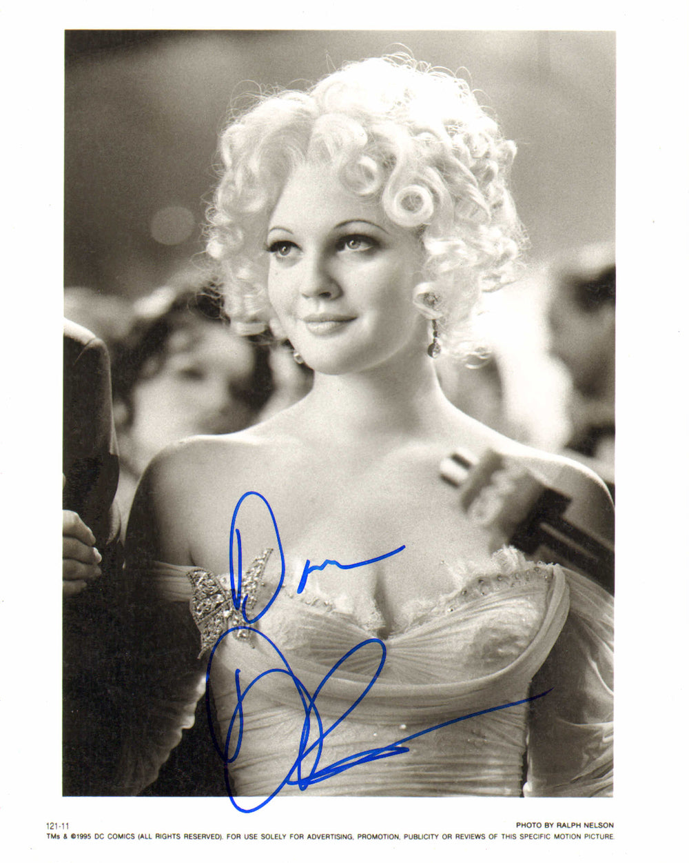 Drew Barrymore as Sugar in Batman Forever Signed 8x10 Photo