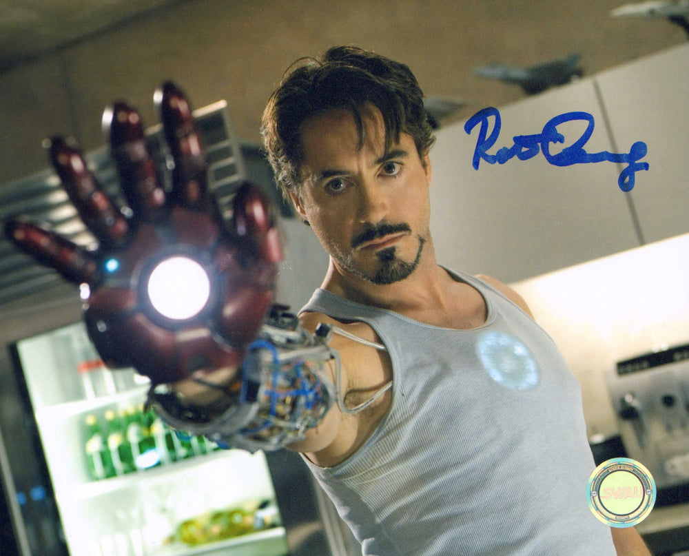 Robert Downey Jr. as Tony Stark / Iron Man in Iron Man (SWAU) Signed 8x10 Photo