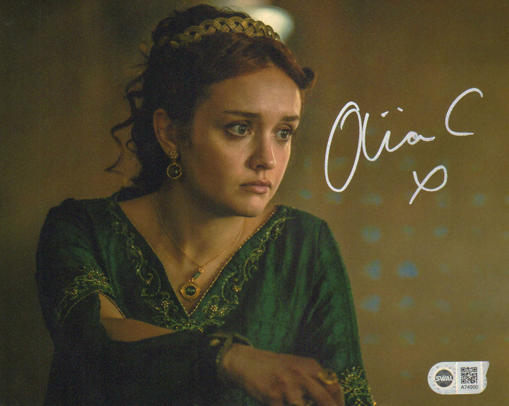Olivia Cooke as Alicent Hightower in HBO's House of the Dragon (SWAU) Signed 8x10 Photo