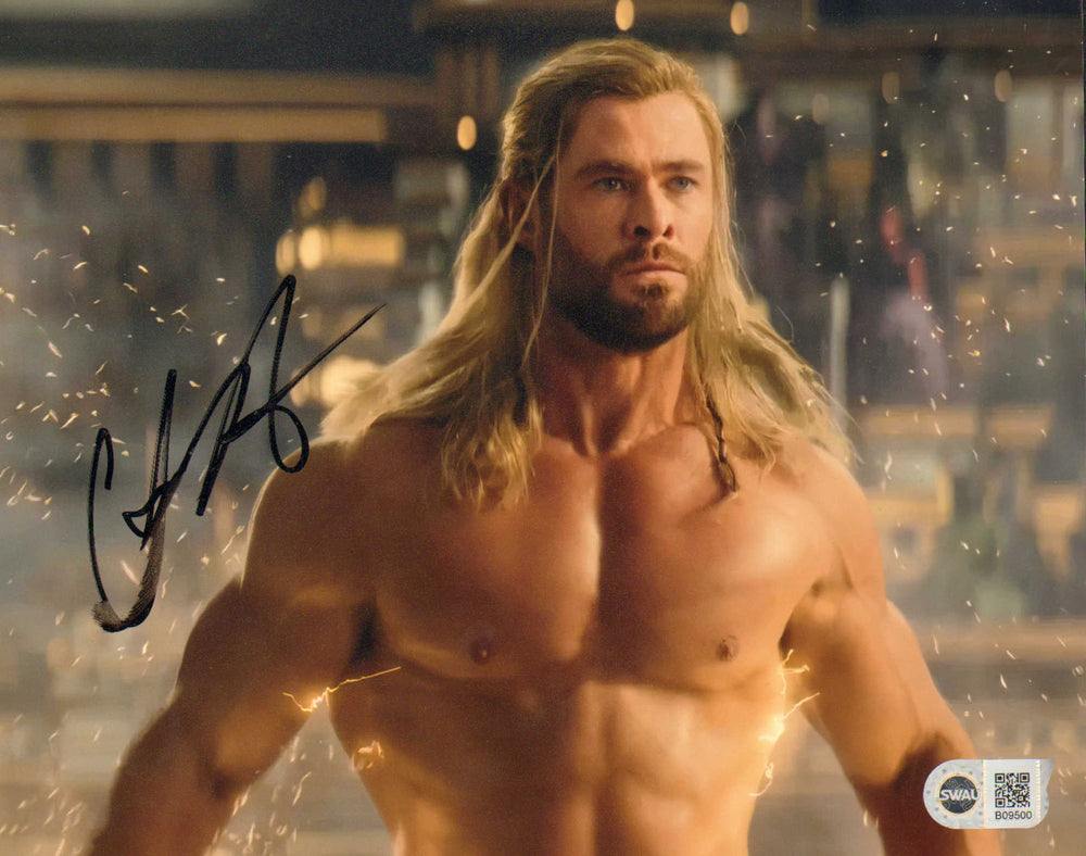 Chris Hemsworth as Nude Thor in Thor: Love and Thunder (SWAU) Signed 8x10 Photo