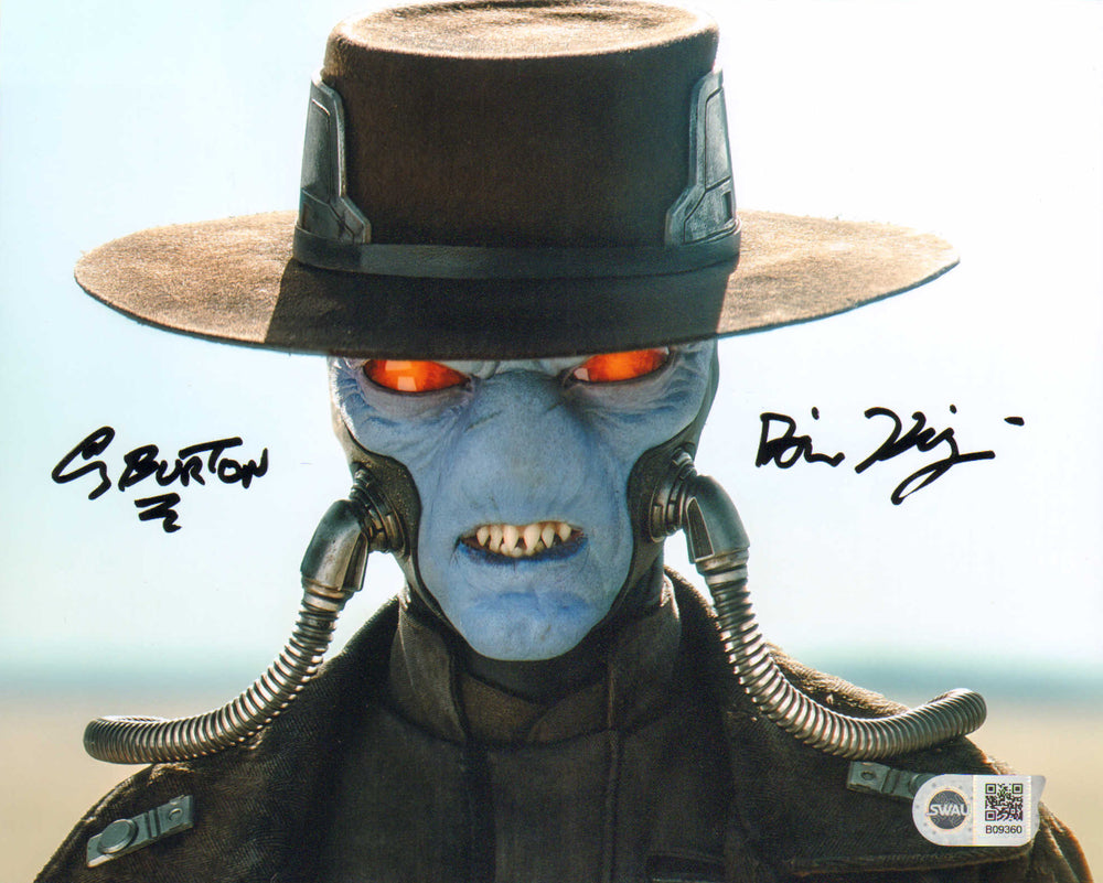 Corey Burton & Dorian Kingi as Cad Bane in Star Wars: The Book of Boba Fett (SWAU) Signed 8x10 Photo