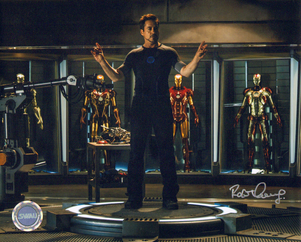 Robert Downey Jr. as Tony Stark in Iron Man 3 (SWAU) Signed 8x10 Photo