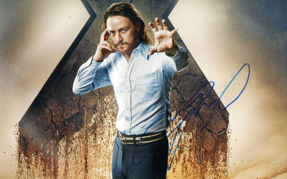 James McAvoy as Professor X in X-Men: Days of Future Past Signed 8x12 Photo