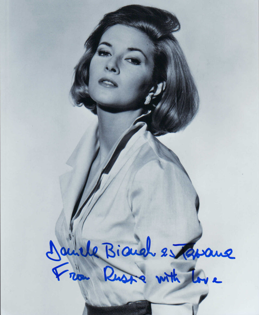 Daniela Bianchi as Tatiana Romanova in From Russia with Love Signed 8x10 Photo with Character and Movie Name