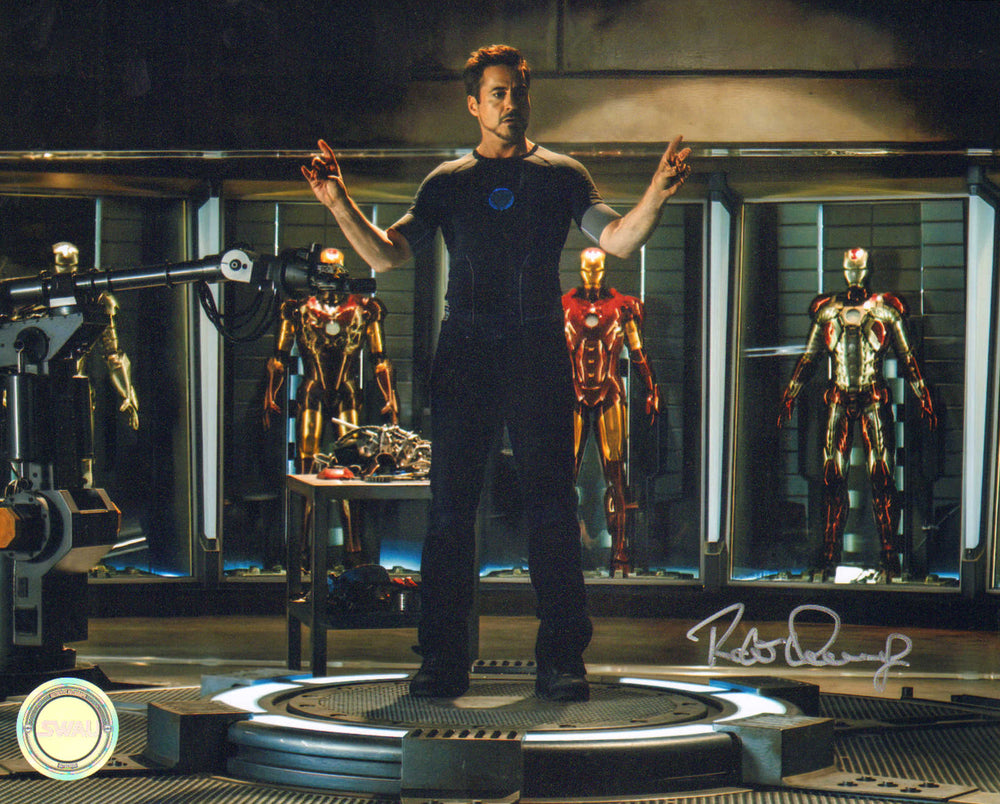 Robert Downey Jr. as Tony Stark in Iron Man 3 (SWAU) Signed 8x10 Photo