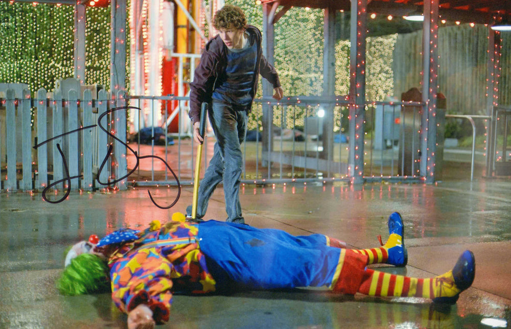 Jesse Eisenberg as Columbus in Zombieland Signed 8x12 Photo