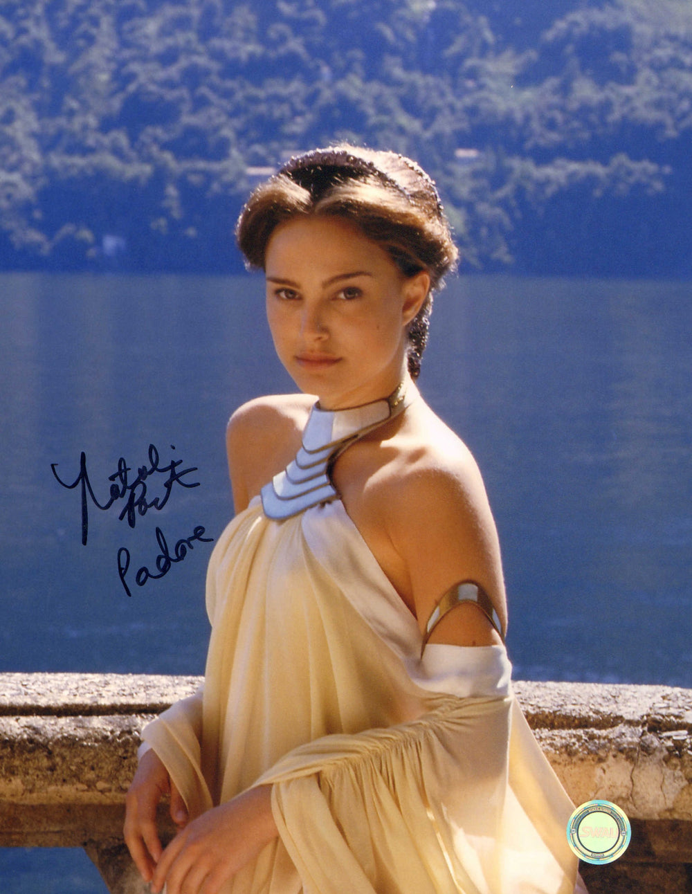 Natalie Portman as Padme Amidala in Star Wars Episode II: Attack of the Clones (SWAU) Signed 11x14 Photo with Character Name