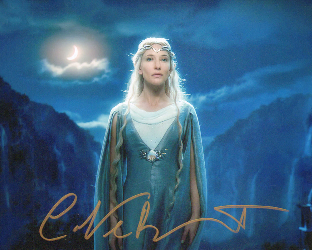 Cate Blanchett as Galadriel in The Hobbit: An Unexpected Journey (SWAU) Signed 8x10 Photo