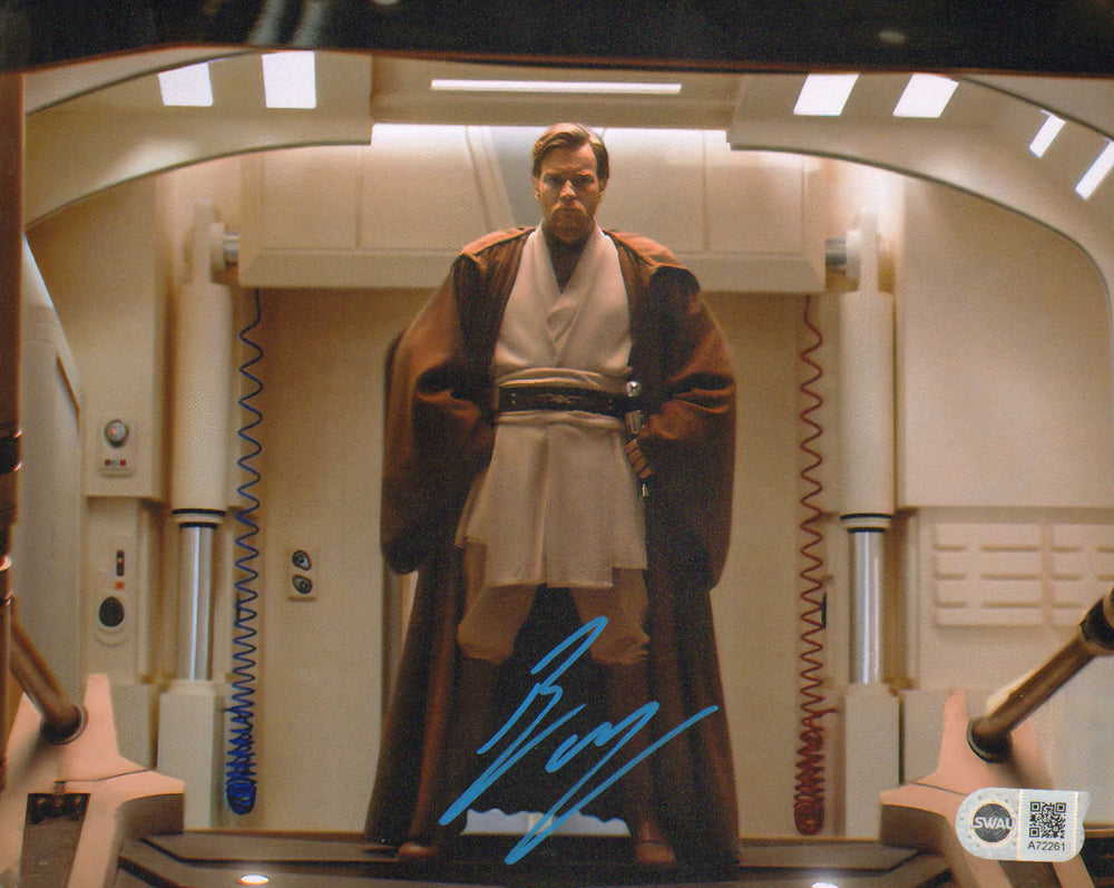 Ewan McGregor as Obi-Wan Kenobi in Star Wars Episode III: Revenge of the Sith (SWAU) Signed 8x10 Photo