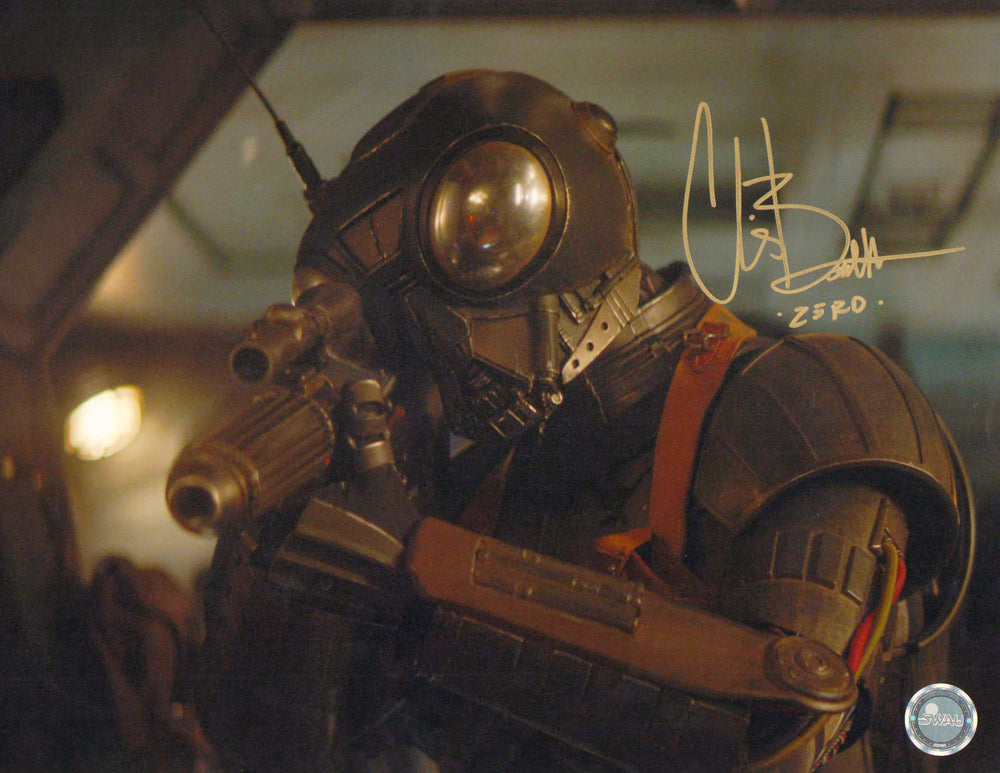 Christopher Bartlett as Q9-0 in Star Wars: The Mandalorian (SWAU) Signed 11x14 Photo with Character Name