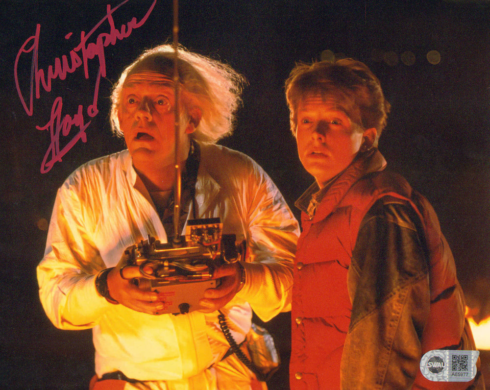 Christopher Lloyd as Doc Brown in Back to the Future (SWAU) Signed 8x10 Photo