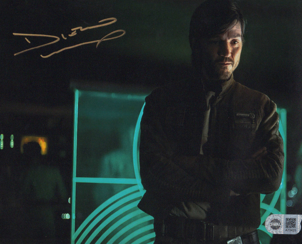 Diego Luna as Cassian Andor from Rogue One: A Star Wars Story (SWAU Witnessed) Signed 8x10 Photo