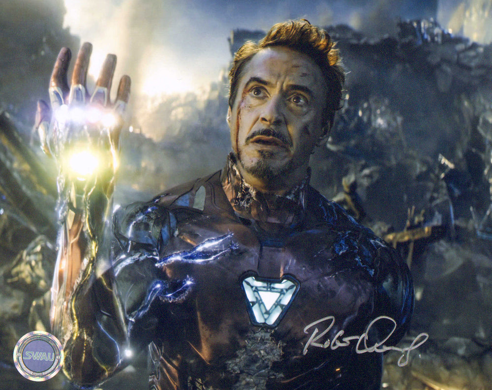 Robert Downey Jr. as Iron Man in Avengers: Endgame (SWAU) Signed 8x10 Photo