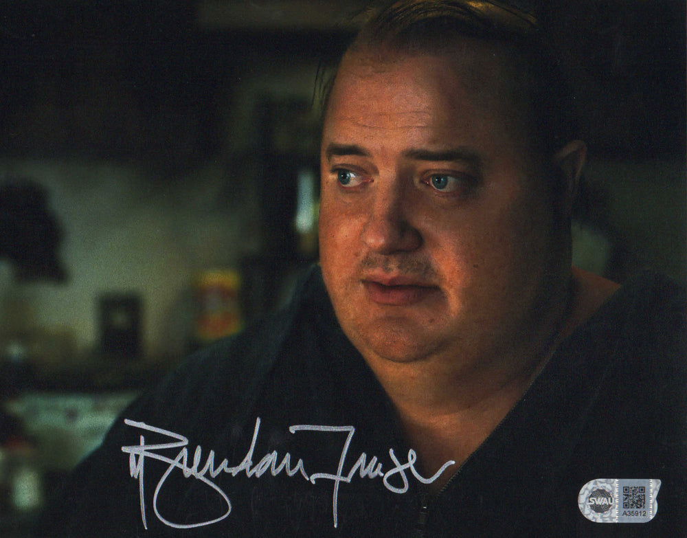 Brendan Fraser as Charlie in The Whale (SWAU Witnessed) Signed 8x10 Photo