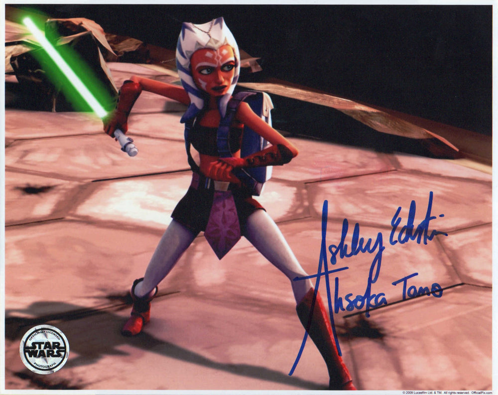 Ashley Eckstein as Ahsoka Tano in Star Wars: Rebels Signed 8x10 Photo With Character Name