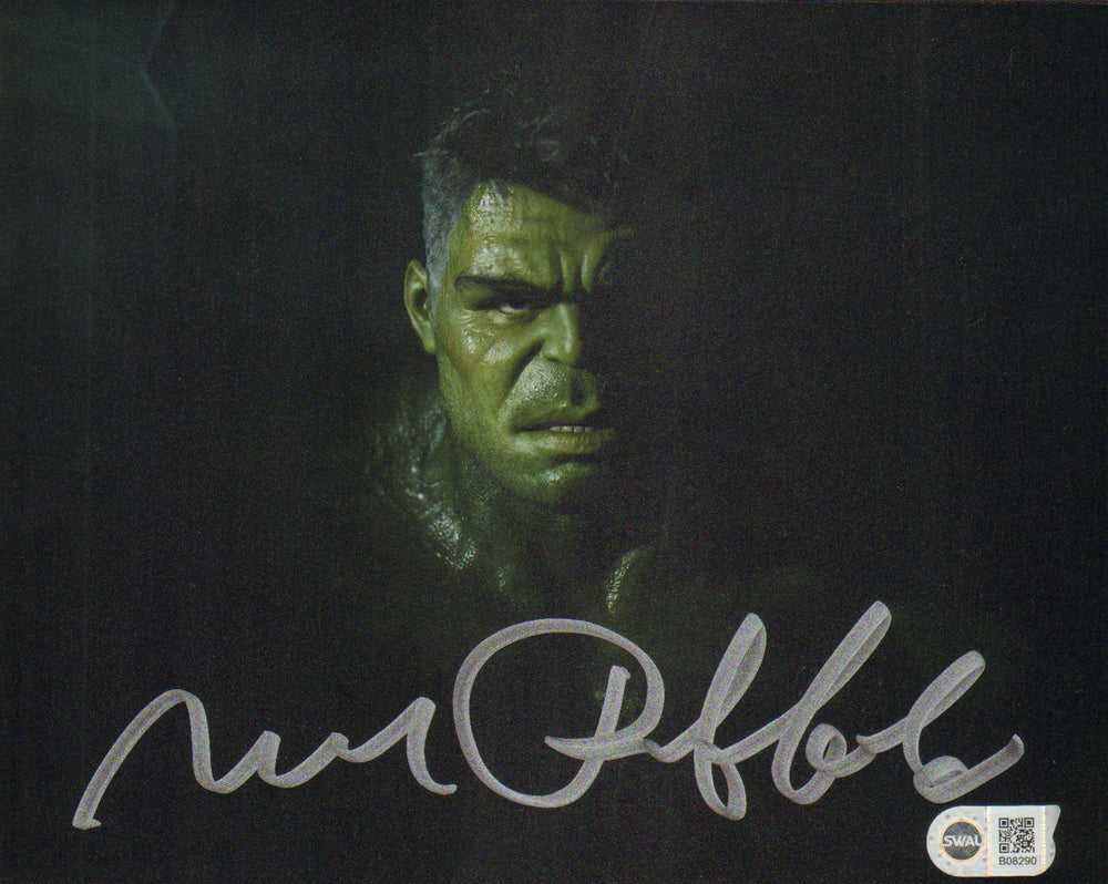 Mark Ruffalo as the Hulk in The Avengers (SWAU) Signed 8x10 photo