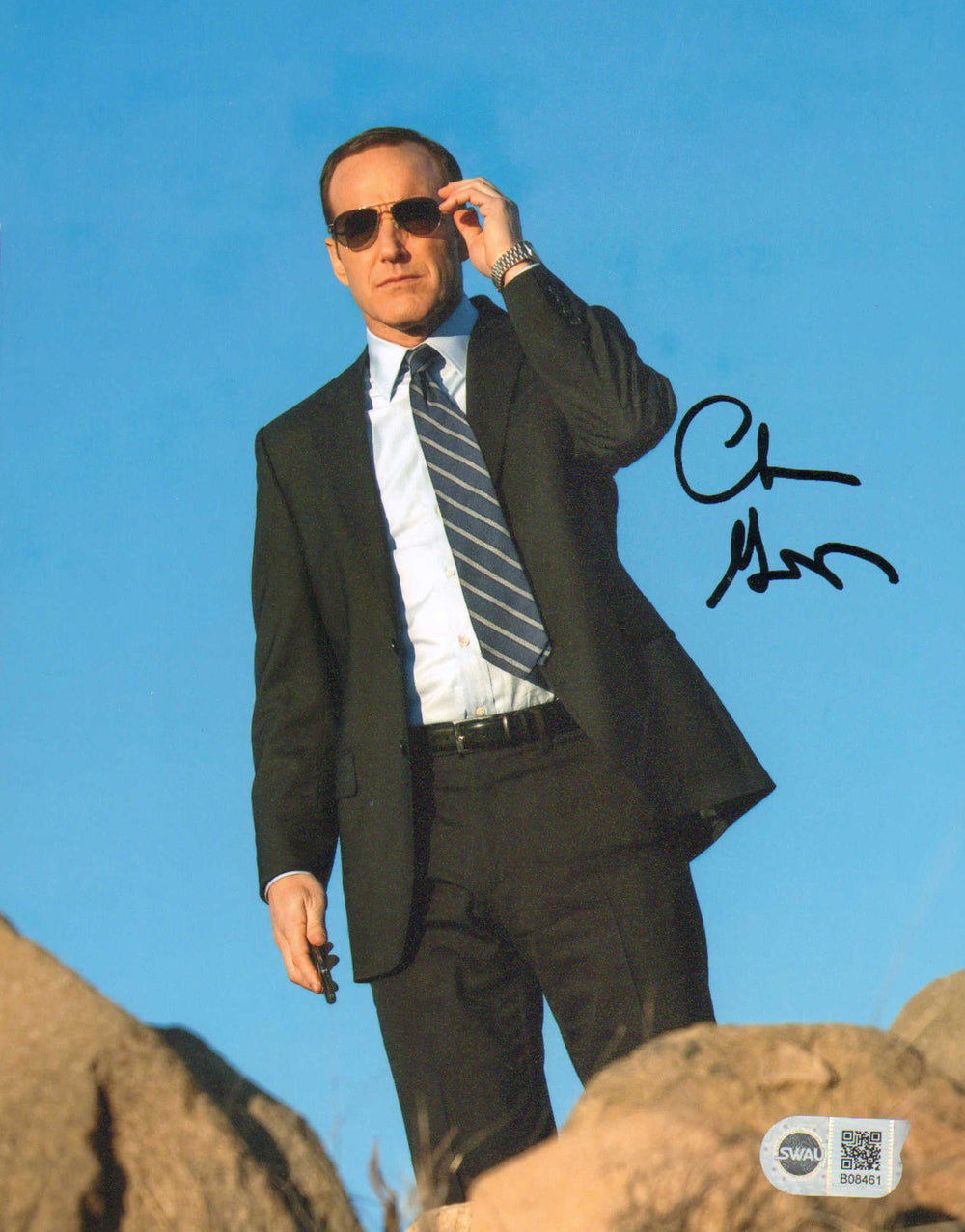 Clark Gregg as Agent Phil Coulson in Iron Man 2 (SWAU) Signed 8x10 Photo with Character Name