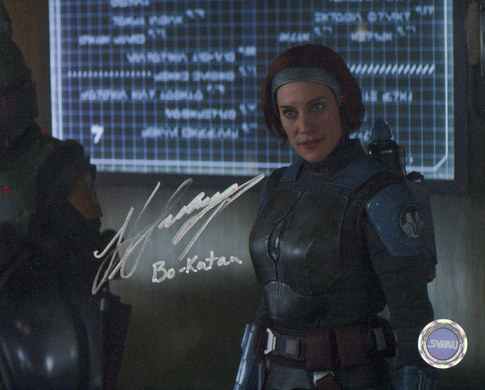 Katee Sackhoff as Bo-Katan in Star Wars: The Mandalorian (SWAU) Signed 8x10 Photo with Character Name