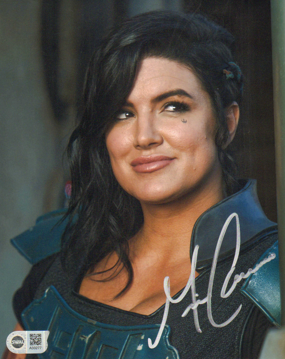 Gina Carano The Mandalorian 8x10 signed photo SWAU COA newest