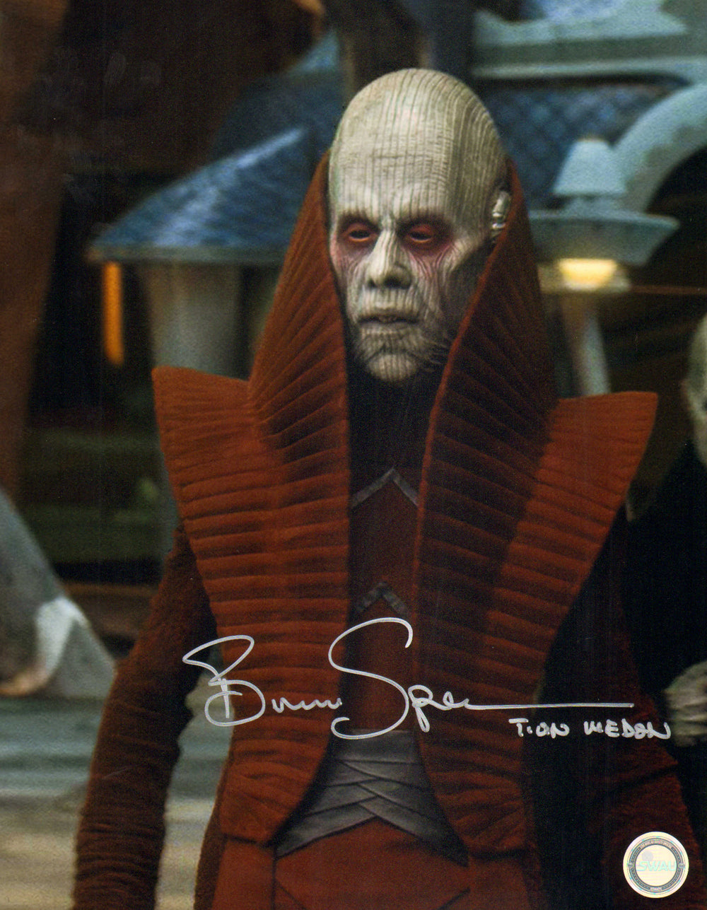 Bruce Spence as Tion Medon in Star Wars Episode III: Revenge of the Sith (SWAU) Signed 11x14 Photo  with Character Name