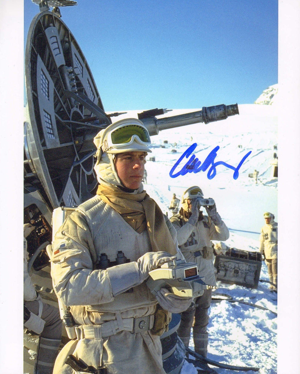 Carl Bang as Hoth Rebel Soldier in Star Wars: The Empire Strikes Back (SWAU) Signed 8x10 Vertical Photo