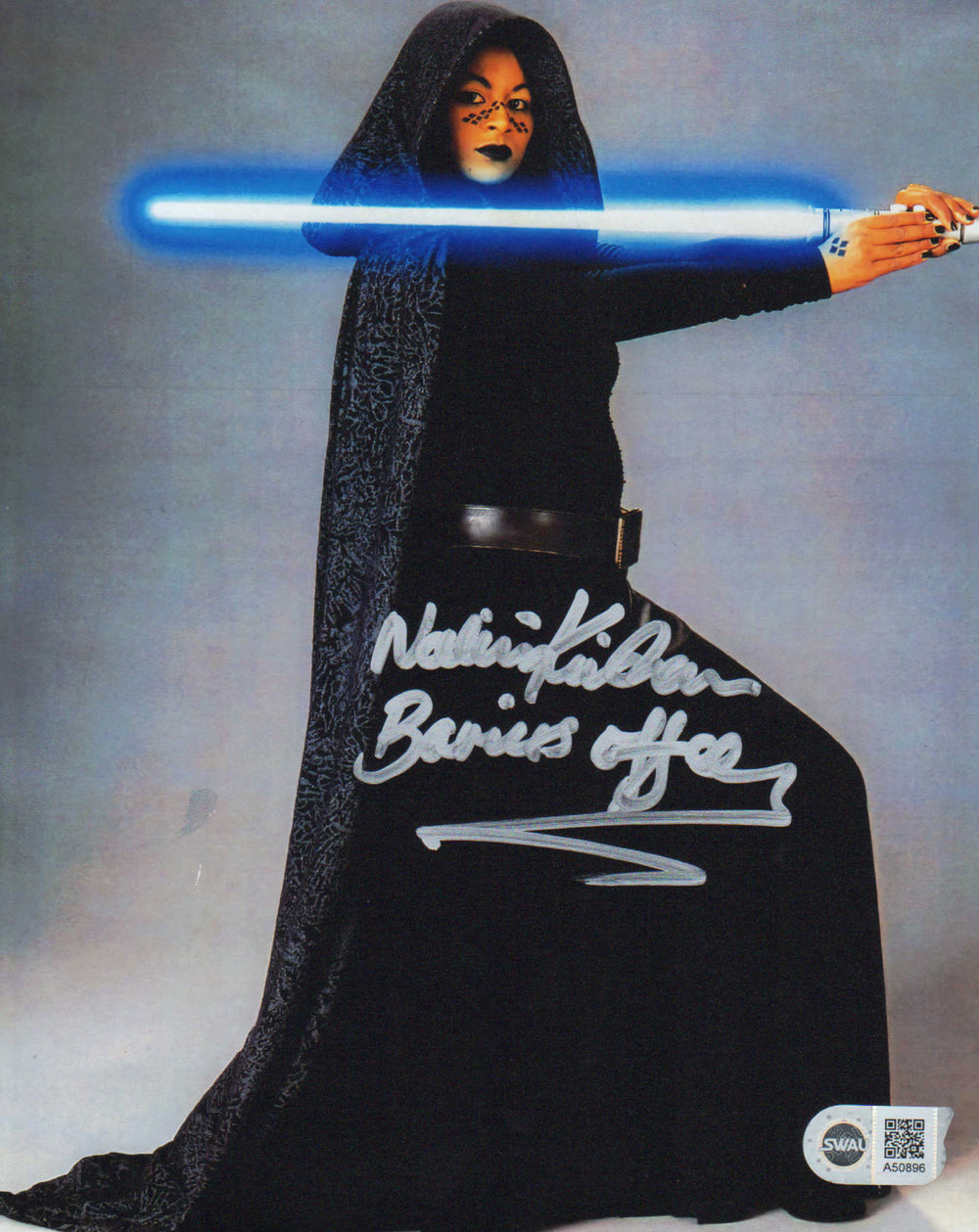 Nalini Krishan as Barriss Offee in Star Wars Episode II: Attack of the Clones (SWAU Witnessed) Signed 8x10 Photo