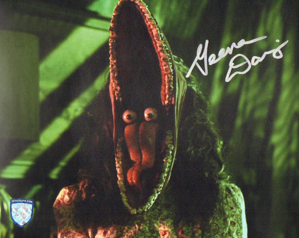 Geena Davis as Barbara Maitland in Tim Burton's Beetlejuice (Official Pix) Signed 8x10 Photo
