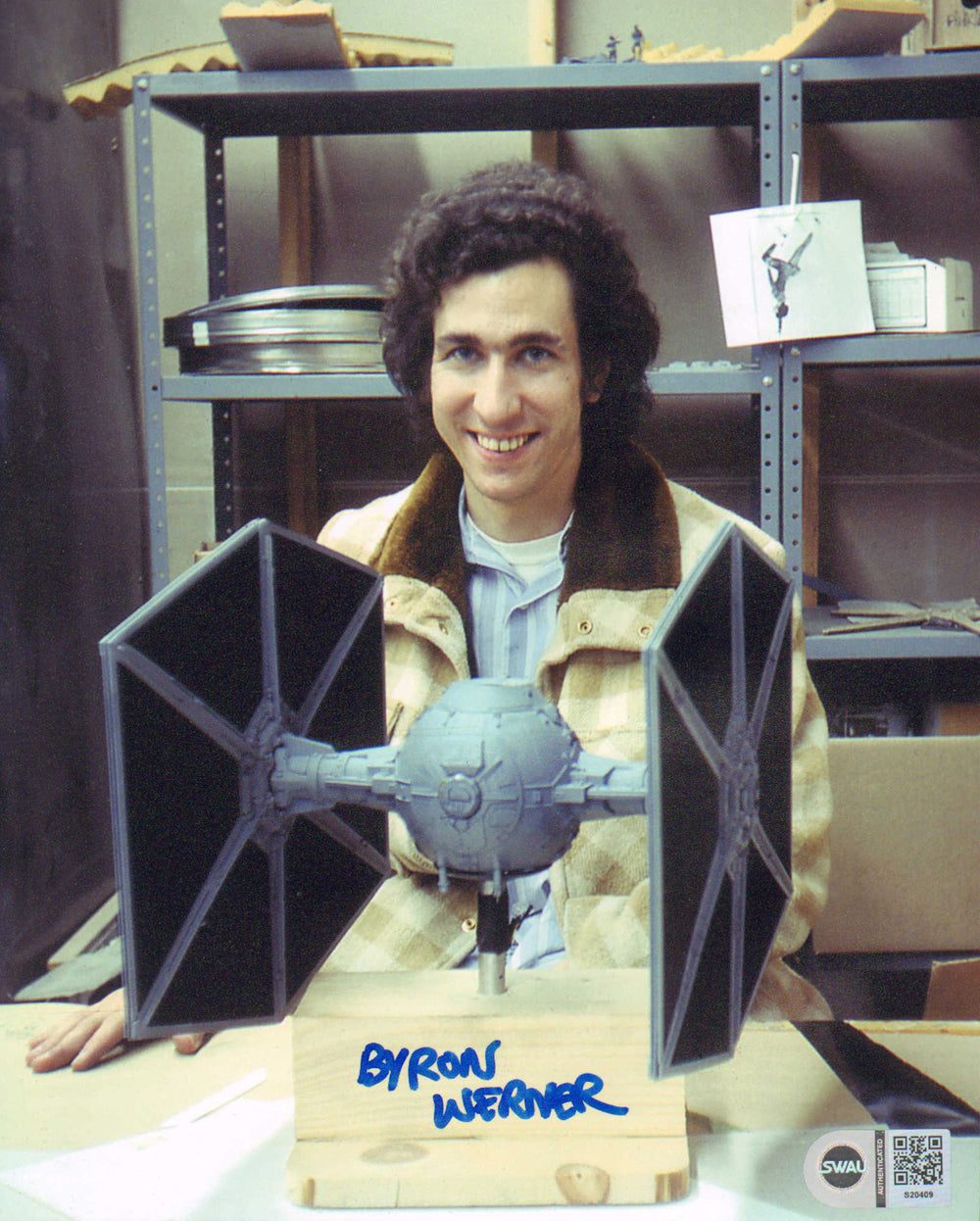Byron Werner Behind the Scenes of Star Wars (SWAU) Signed 8x10 Photo