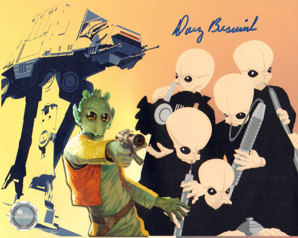 Doug Beswick Makeup Artist & Stop Motion Technician of Star Wars: A New Hope & Star Wars: The Empire Strikes Back (SWAU) Signed 8x10 Photo