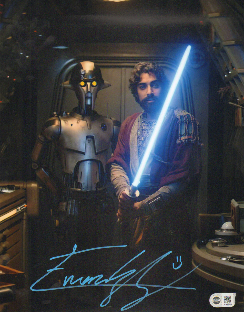 Eman Esfandi as Ezra Bridger in Star Wars: Ahsoka (SWAU) Signed 11x14 Photo